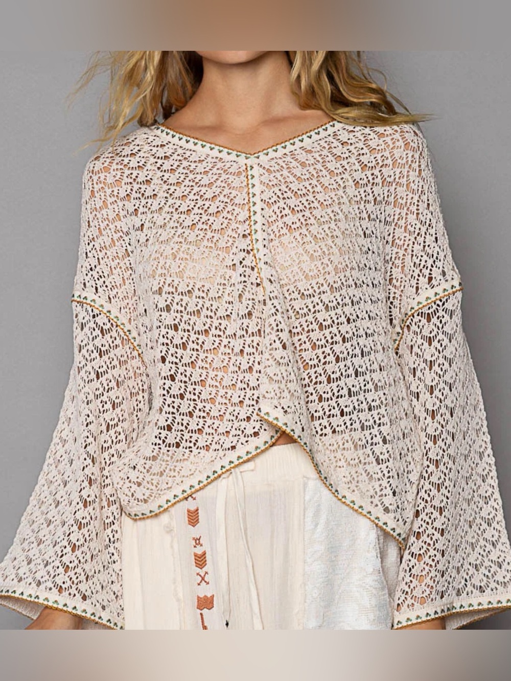 POL Crochet Hoodie
